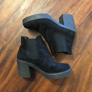 Topshop suede booties